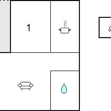 1 Bedroom Stunning In *